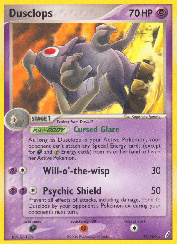 Dusclops (17/100) [EX: Crystal Guardians] | Exor Games Dartmouth