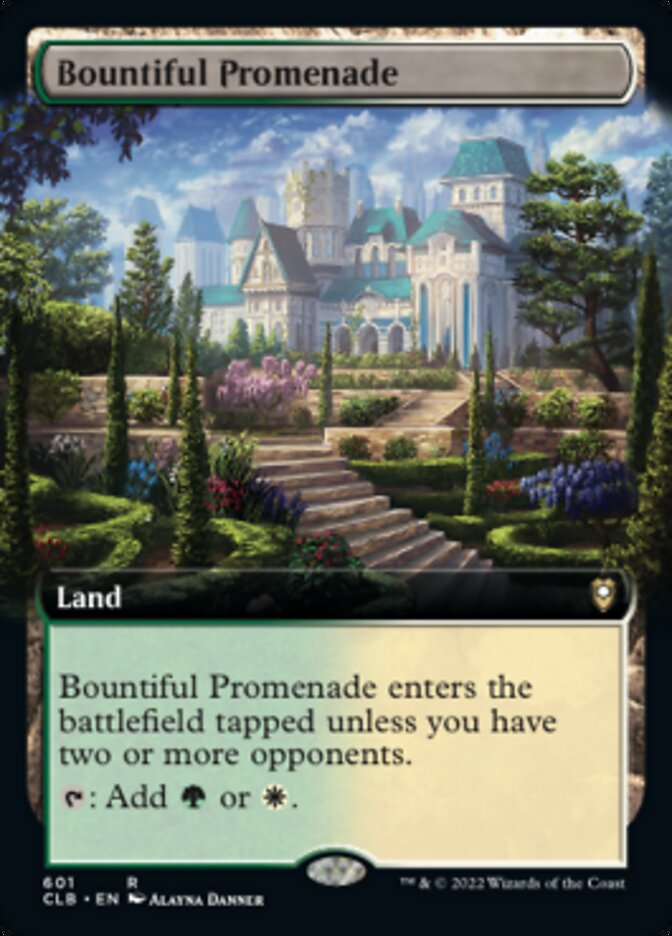 Bountiful Promenade (Extended Art) [Commander Legends: Battle for Baldur's Gate] | Exor Games Dartmouth