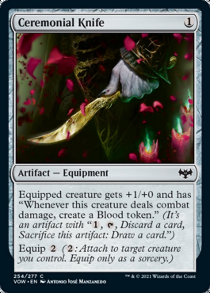 Ceremonial Knife [Innistrad: Crimson Vow] | Exor Games Dartmouth