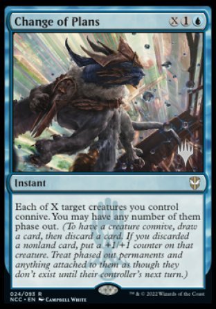 Change of Plans (Promo Pack) [Streets of New Capenna Commander Promos] | Exor Games Dartmouth