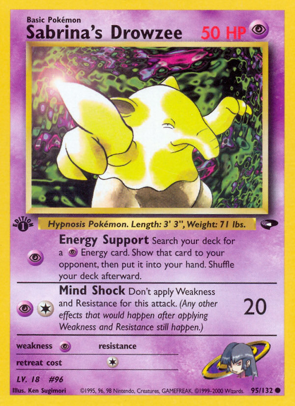 Sabrina's Drowzee (95/132) [Gym Challenge 1st Edition] | Exor Games Dartmouth