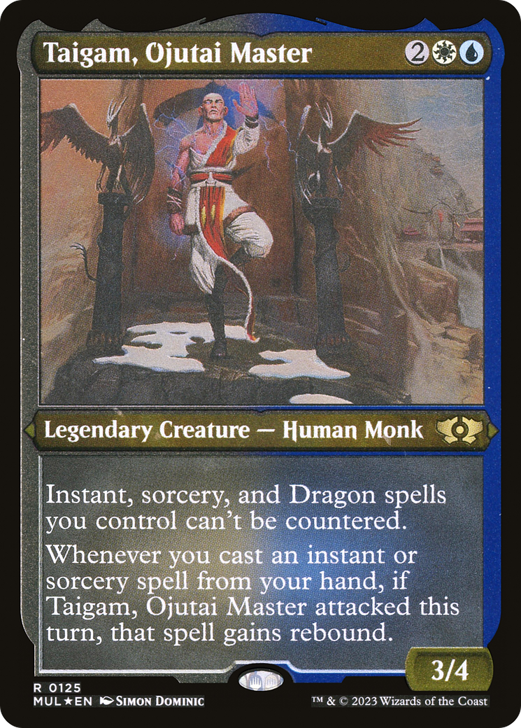 Taigam, Ojutai Master (Foil Etched) [Multiverse Legends] | Exor Games Dartmouth