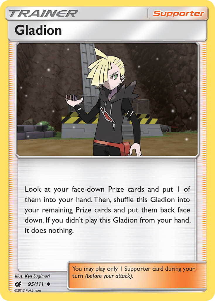 Gladion (95/111) [Sun & Moon: Crimson Invasion] | Exor Games Dartmouth