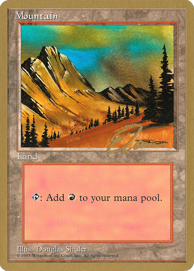 Mountain (et375) (Eric Tam) [Pro Tour Collector Set] | Exor Games Dartmouth