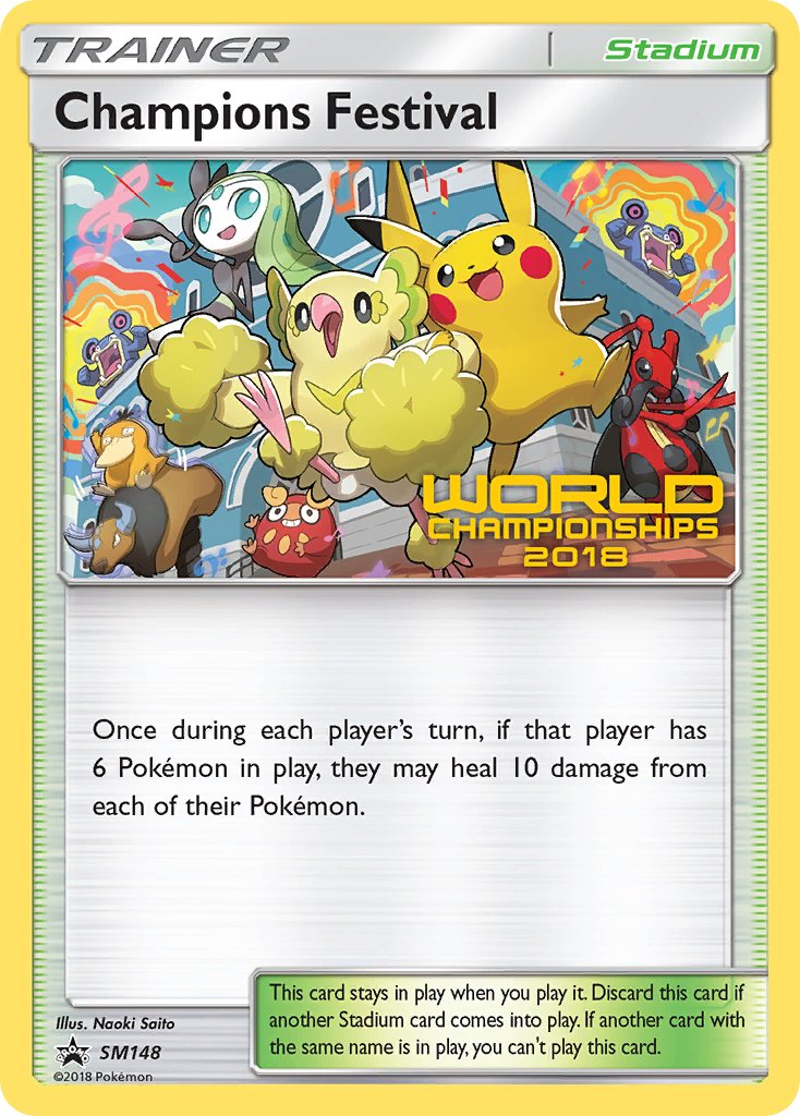 Champions Festival (SM148) (2018 Top Quarter Finalist) [Sun & Moon: Black Star Promos] | Exor Games Dartmouth