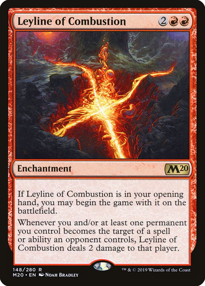 Leyline of Combustion [Core Set 2020] | Exor Games Dartmouth