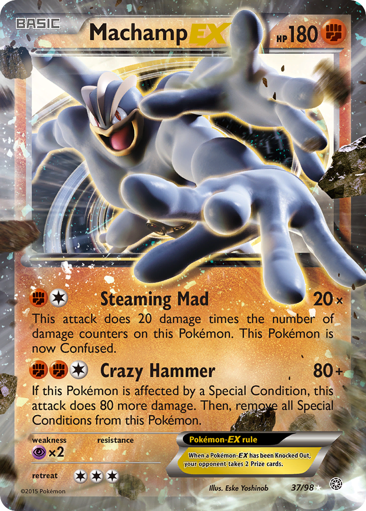 Machamp EX (37/98) [XY: Ancient Origins] | Exor Games Dartmouth