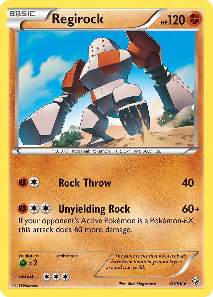 Regirock (40/98) [XY: Ancient Origins] | Exor Games Dartmouth
