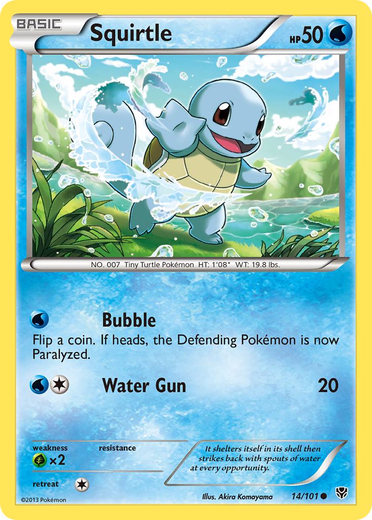 Squirtle (14/101) [Black & White: Plasma Blast] | Exor Games Dartmouth