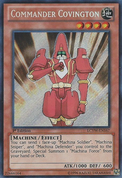 Commander Covington [LCYW-EN167] Secret Rare | Exor Games Dartmouth
