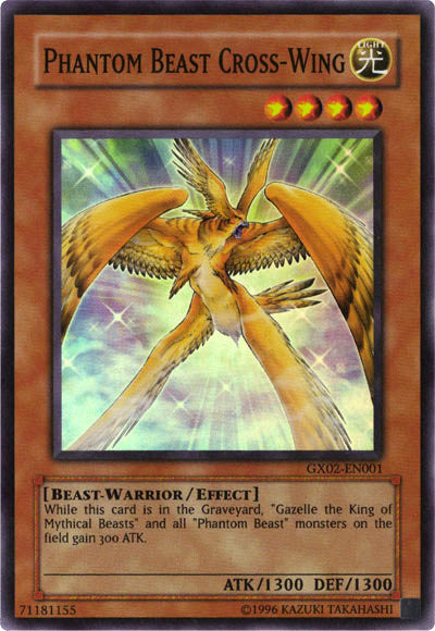 Phantom Beast Cross-Wing [GX02-EN001] Super Rare | Exor Games Dartmouth