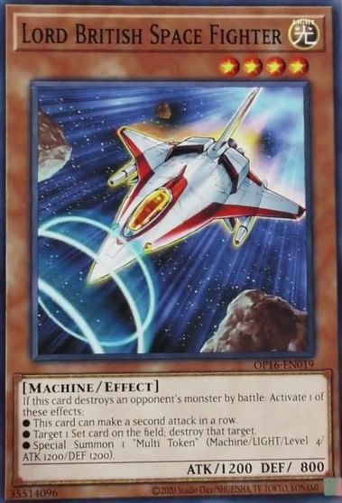 Lord British Space Fighter [OP16-EN019] Common | Exor Games Dartmouth