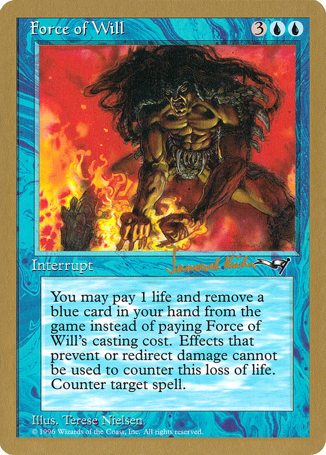 Force of Will (Janosch Kuhn) [World Championship Decks 1997] | Exor Games Dartmouth