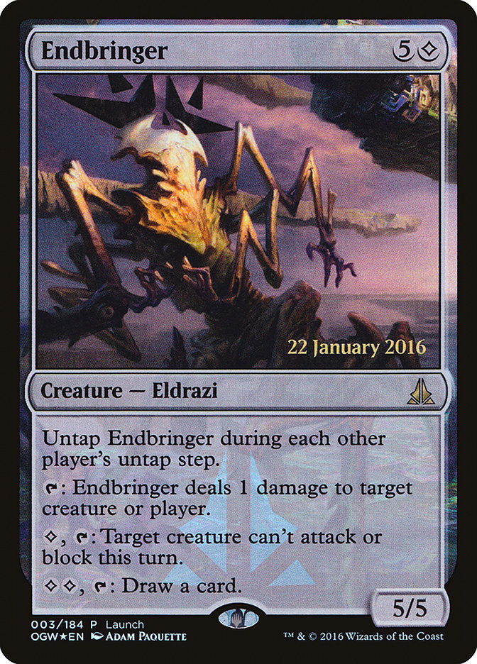 Endbringer (Prerelease) [Oath of the Gatewatch Promos] | Exor Games Dartmouth