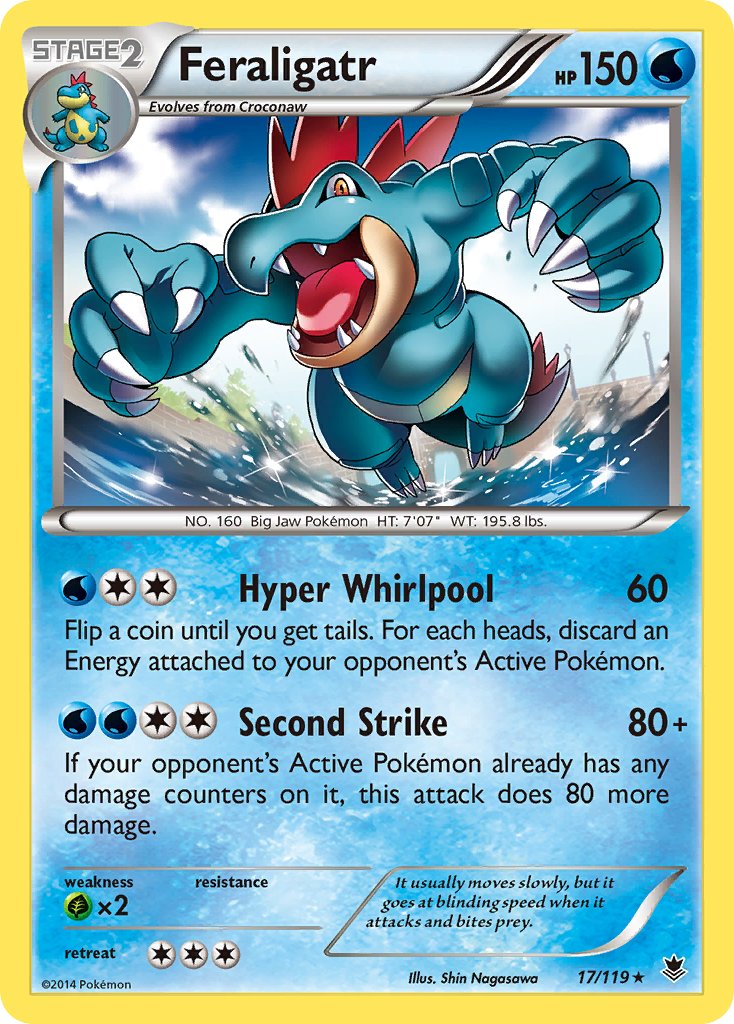 Feraligatr (17/119) (Theme Deck Exclusive) [XY: Phantom Forces] | Exor Games Dartmouth