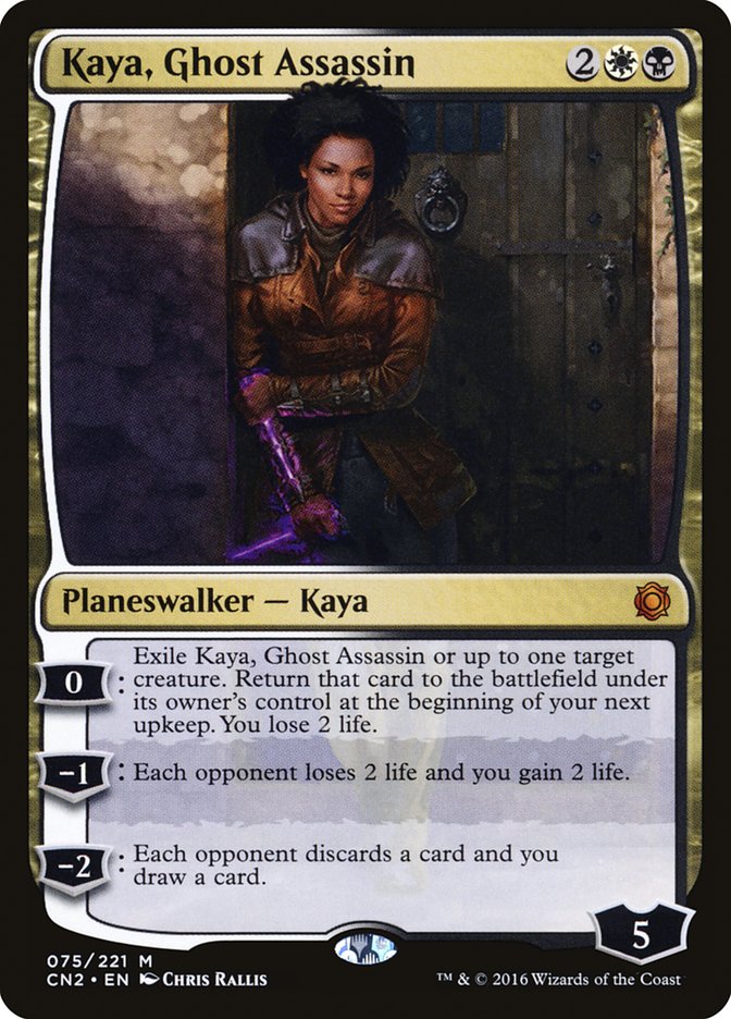 Kaya, Ghost Assassin (075/221) [Conspiracy: Take the Crown] | Exor Games Dartmouth