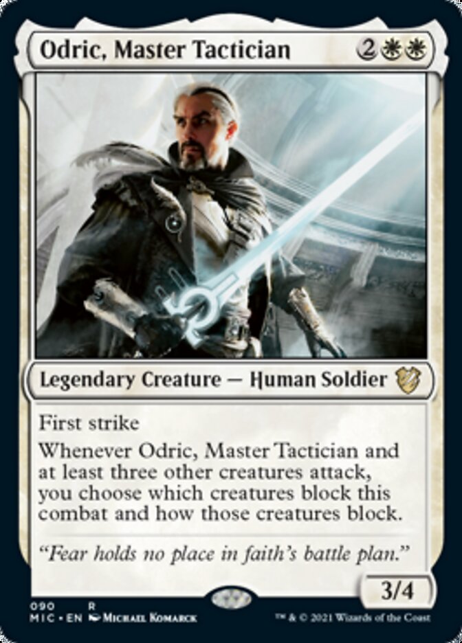 Odric, Master Tactician [Innistrad: Midnight Hunt Commander] | Exor Games Dartmouth