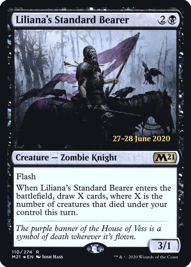 Liliana's Standard Bearer  [Core Set 2021 Prerelease Promos] | Exor Games Dartmouth