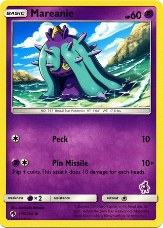 Mareanie (105/214) (Mewtwo Deck) [Battle Academy 2020] | Exor Games Dartmouth