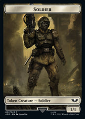 Soldier (002) // Zephyrim Double-sided Token (Surge Foil) [Universes Beyond: Warhammer 40,000 Tokens] | Exor Games Dartmouth