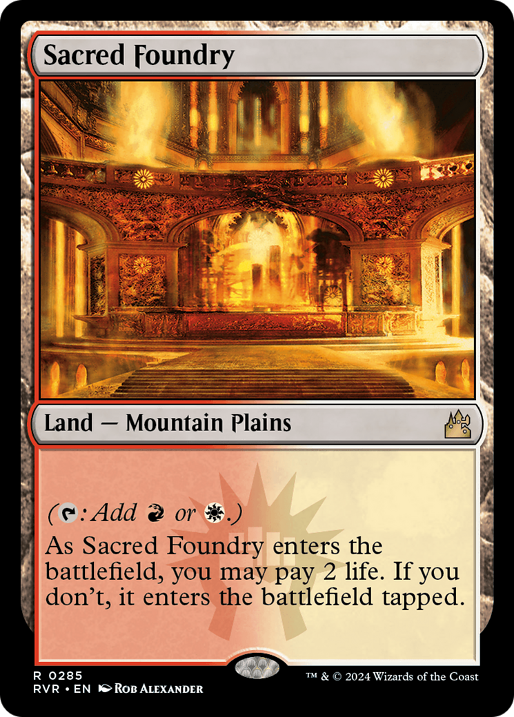 Sacred Foundry [Ravnica Remastered] | Exor Games Dartmouth