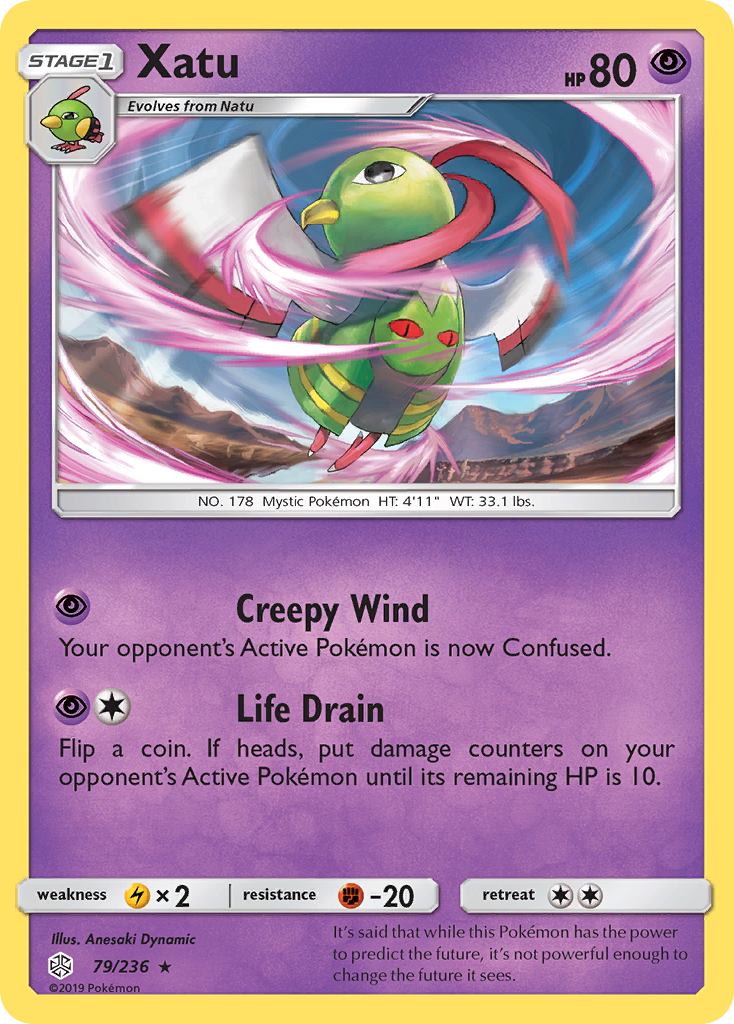 Xatu (79/236) [Sun & Moon: Cosmic Eclipse] | Exor Games Dartmouth