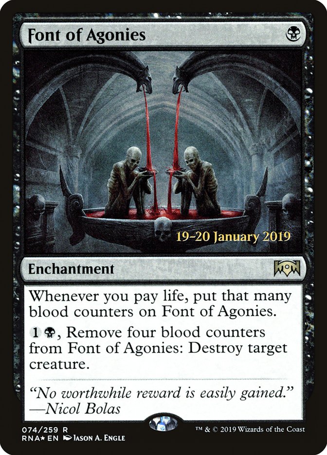 Font of Agonies [Ravnica Allegiance Prerelease Promos] | Exor Games Dartmouth