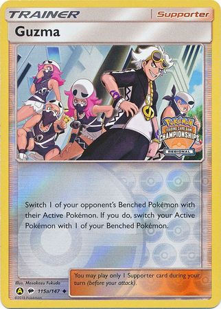Guzma (115a/147) (Regional Championship Promo) [Sun & Moon: Burning Shadows] | Exor Games Dartmouth