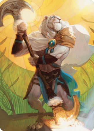 Ajani, Sleeper Agent Art Card [Dominaria United Art Series] | Exor Games Dartmouth