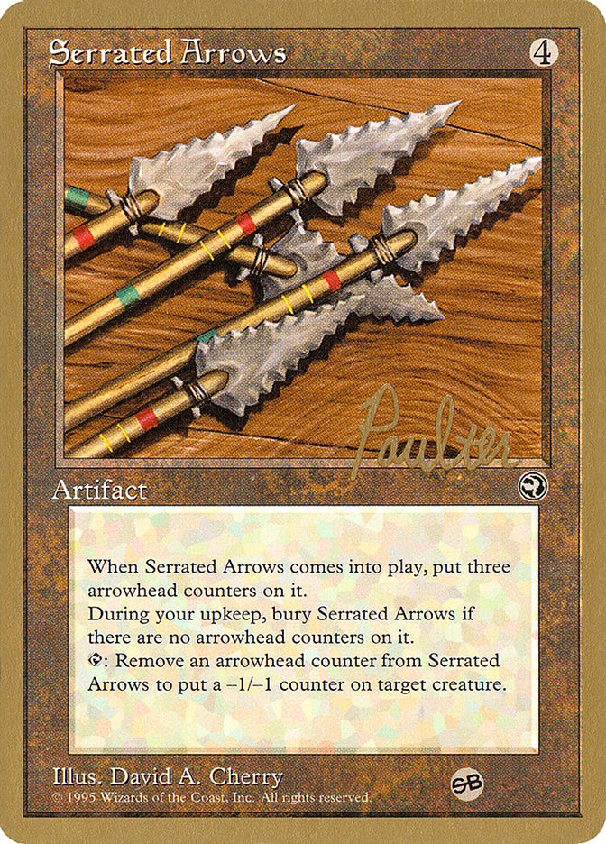 Serrated Arrows (Preston Poulter) (SB) [Pro Tour Collector Set] | Exor Games Dartmouth