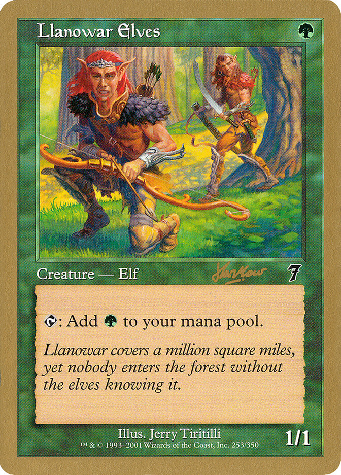Llanowar Elves (Sim Han How) [World Championship Decks 2002] | Exor Games Dartmouth