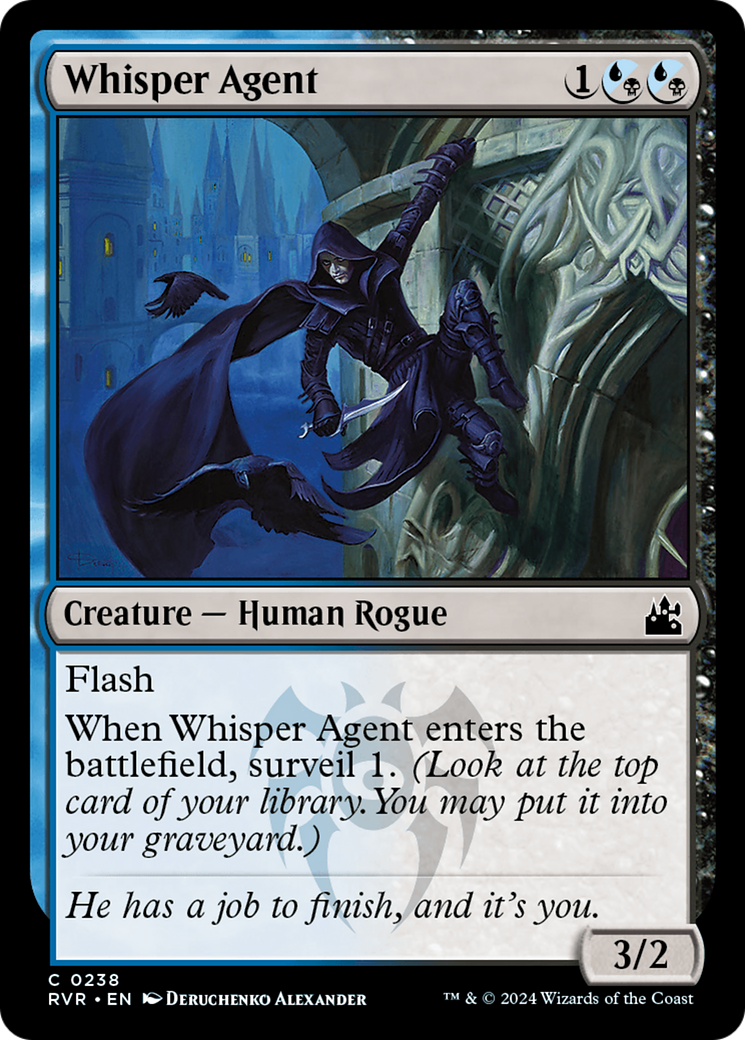 Whisper Agent [Ravnica Remastered] | Exor Games Dartmouth