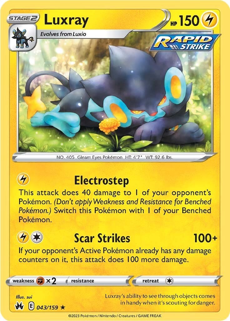 Luxray (043/159) (43) [Sword & Shield: Crown Zenith] | Exor Games Dartmouth