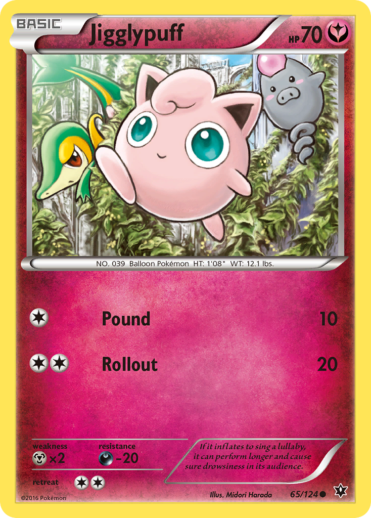 Jigglypuff (65/124) [XY: Fates Collide] | Exor Games Dartmouth