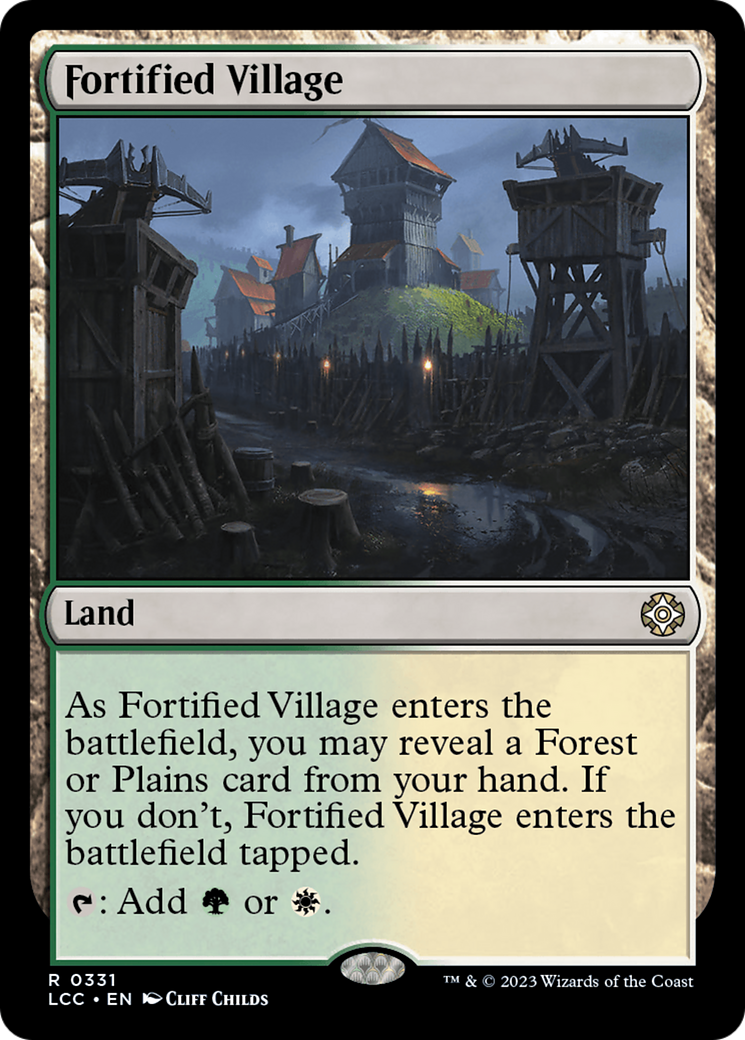 Fortified Village [The Lost Caverns of Ixalan Commander] | Exor Games Dartmouth