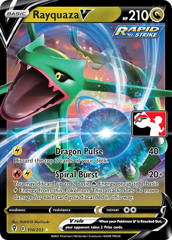 Rayquaza V (110/203) [Prize Pack Series One] | Exor Games Dartmouth