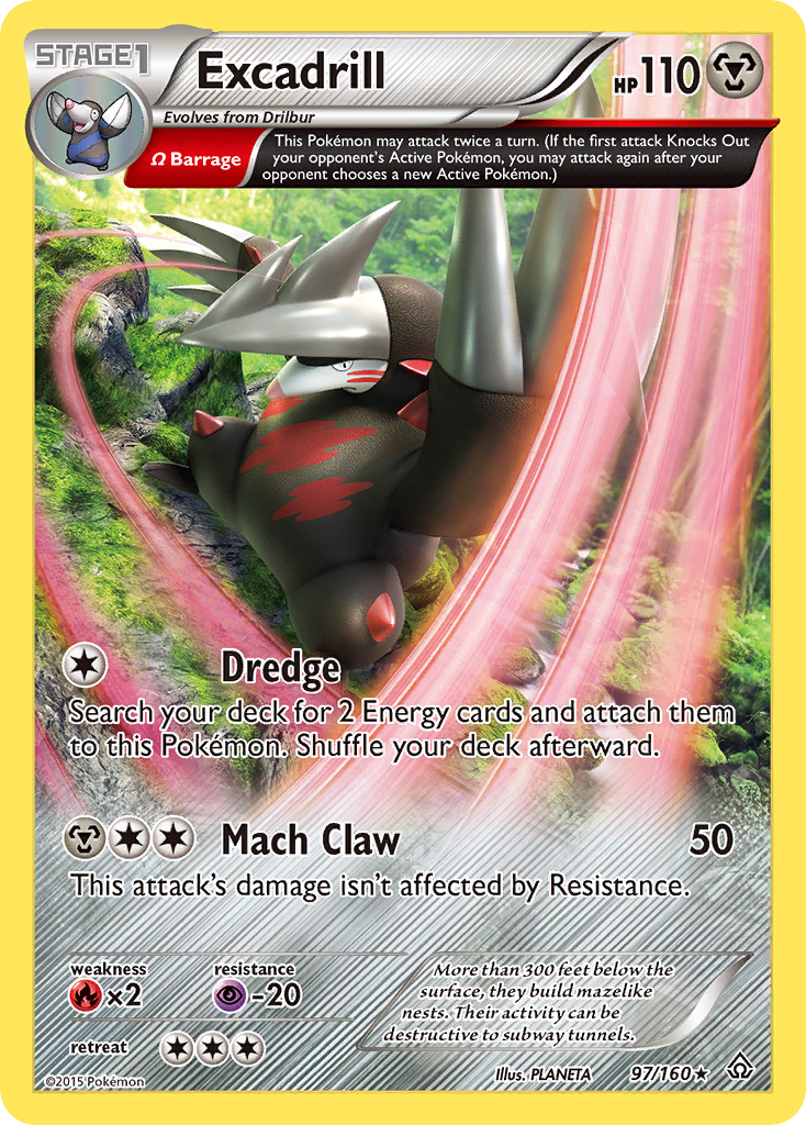 Excadrill (97/160) [XY: Primal Clash] | Exor Games Dartmouth