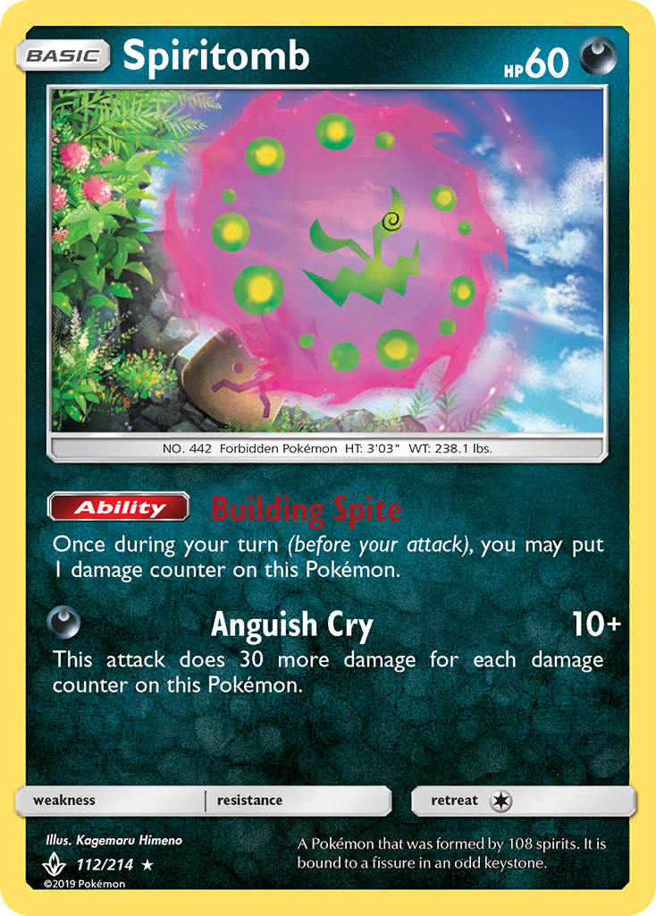 Spiritomb (112/214) [Sun & Moon: Unbroken Bonds] | Exor Games Dartmouth