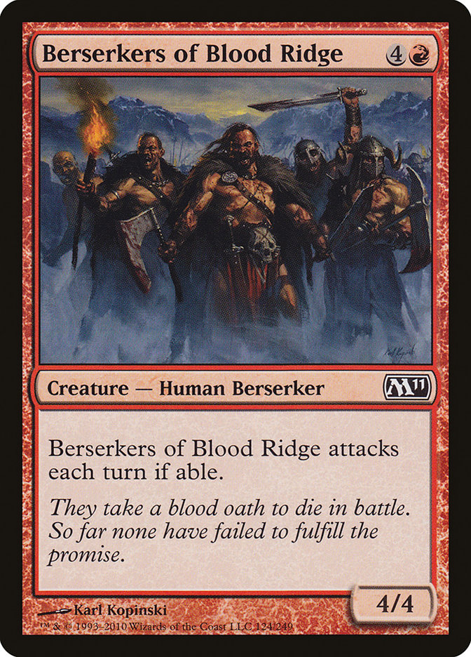 Berserkers of Blood Ridge [Magic 2011] | Exor Games Dartmouth