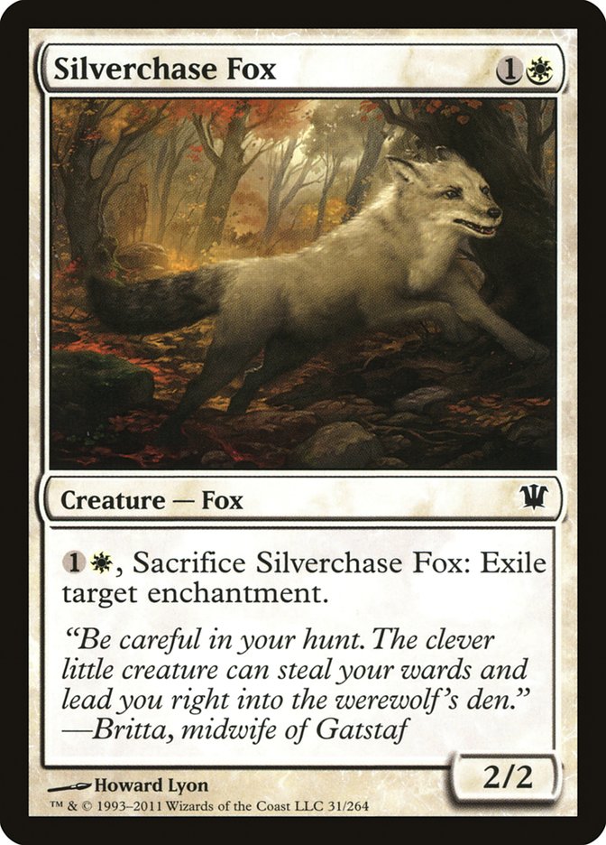 Silverchase Fox [Innistrad] | Exor Games Dartmouth