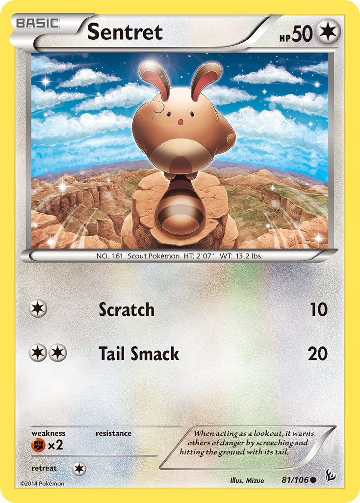 Sentret (81/106) [XY: Flashfire] | Exor Games Dartmouth