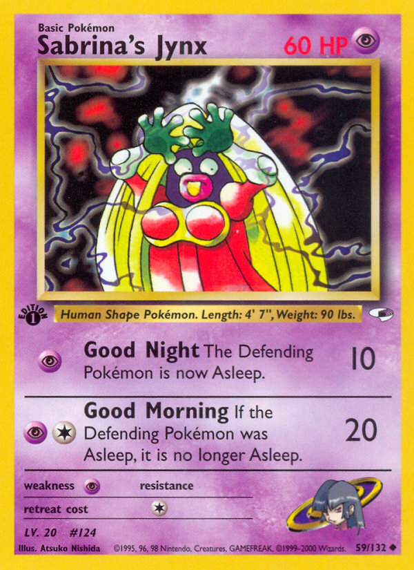 Sabrina's Jynx (59/132) [Gym Heroes 1st Edition] | Exor Games Dartmouth