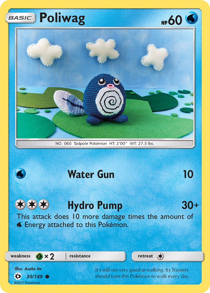 Poliwag (30/149) [Sun & Moon: Base Set] | Exor Games Dartmouth