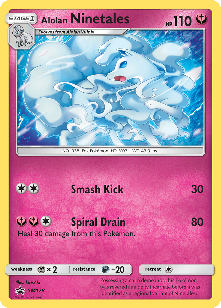 Alolan Ninetales (SM128) [Sun & Moon: Black Star Promos] | Exor Games Dartmouth