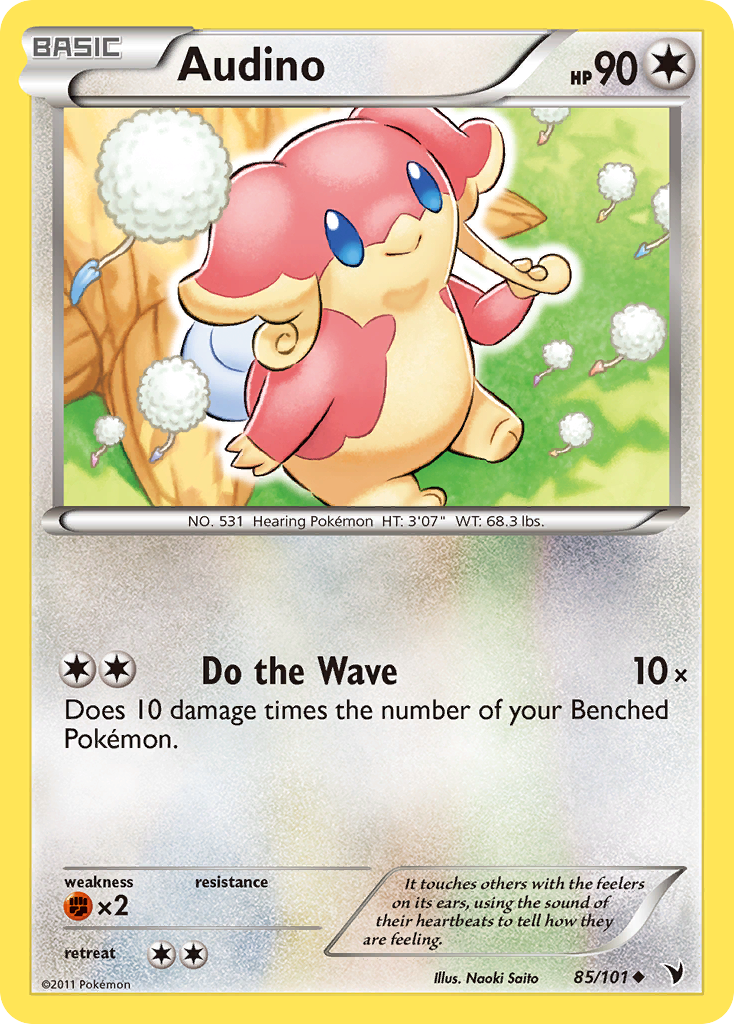 Audino (85/101) [Black & White: Noble Victories] | Exor Games Dartmouth