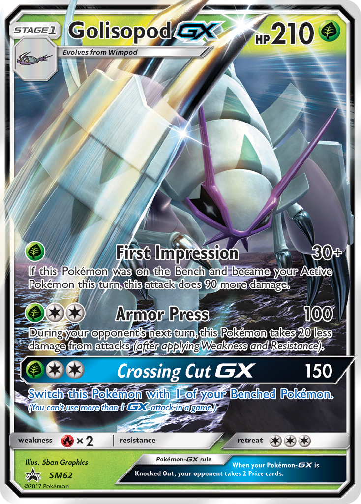 Golisopod GX (SM62) [Sun & Moon: Black Star Promos] | Exor Games Dartmouth