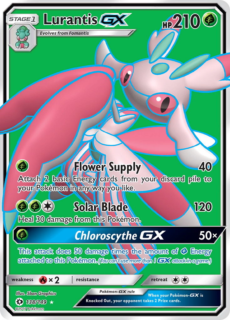 Lurantis GX (138/149) [Sun & Moon: Base Set] | Exor Games Dartmouth