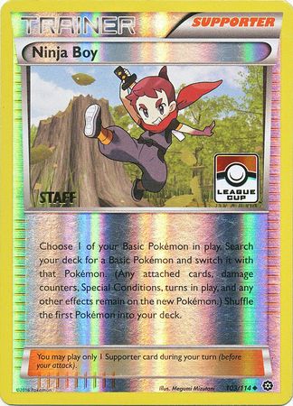 Ninja Boy (103/114) (League Promo Staff) [XY: Steam Siege] | Exor Games Dartmouth