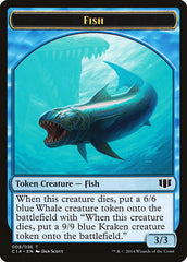 Fish // Zombie (011/036) Double-sided Token [Commander 2014 Tokens] | Exor Games Dartmouth