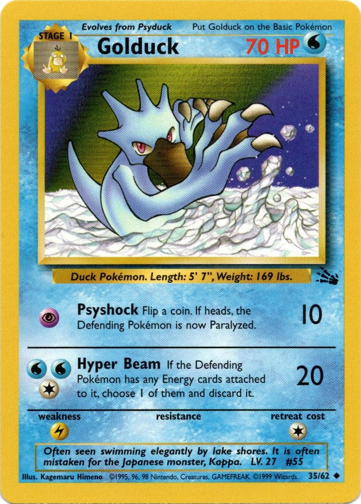 Golduck (35/62) [Fossil Unlimited] | Exor Games Dartmouth